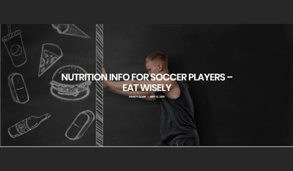 NUTRITION INFO FOR SOCCER PLAYERS – EAT WISELY
