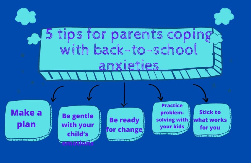 5 tips for parents coping with back-to-school anxieties
